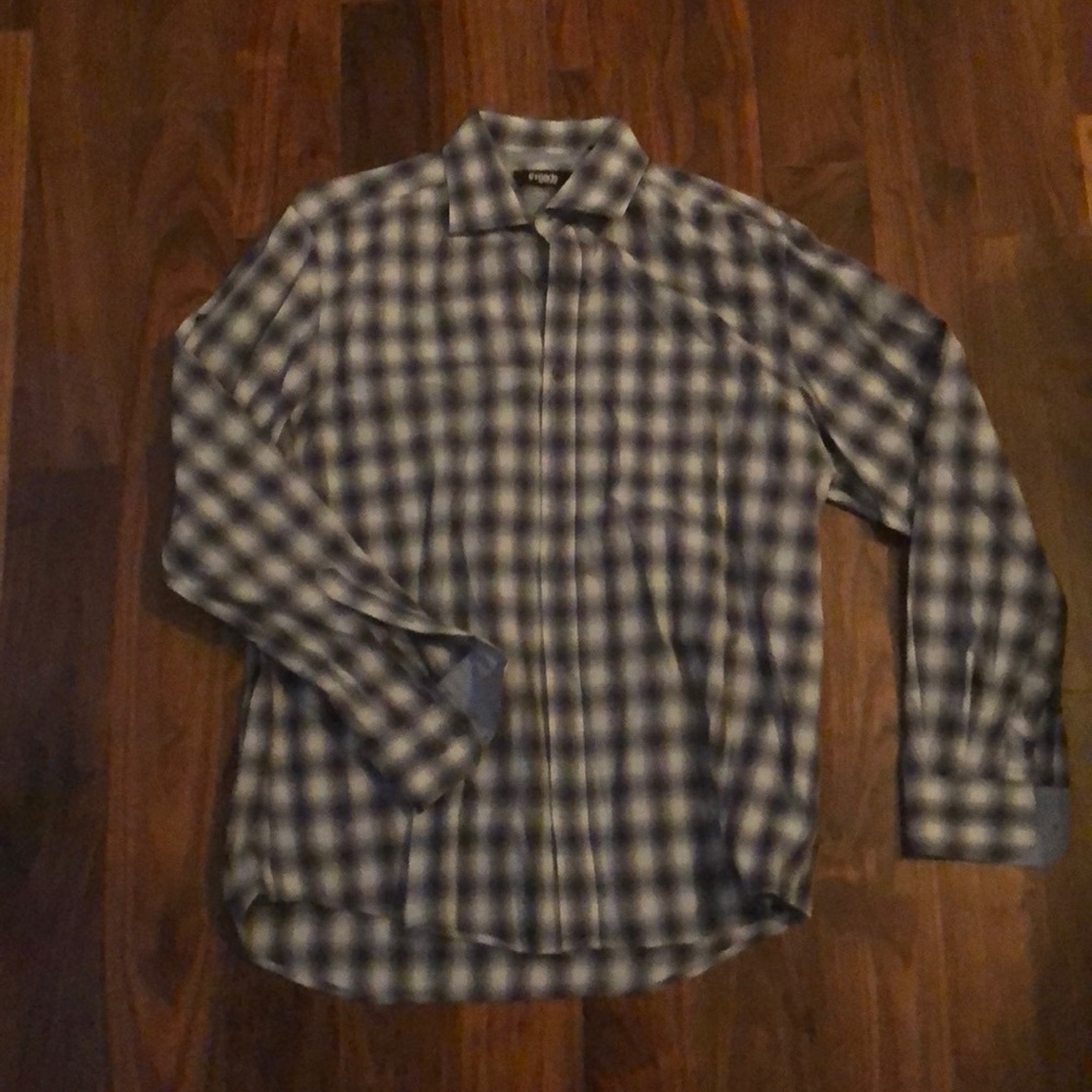 Men’s Threads plaid button down by Saks 5th Avenue